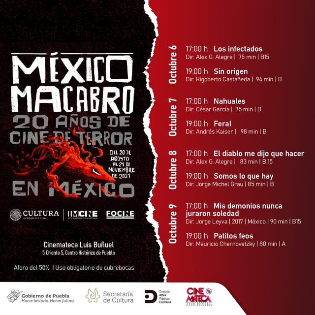 Mexico Macabro at Cinemateca "Luis Buñuel" in Puebla