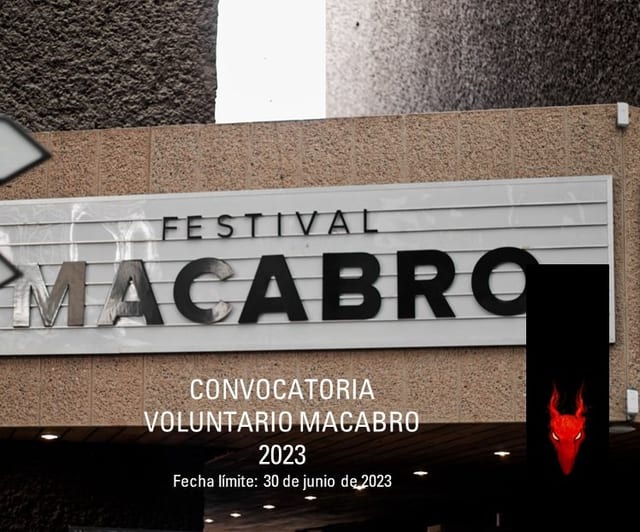 Convocatoria Voluntario Macabro 2023