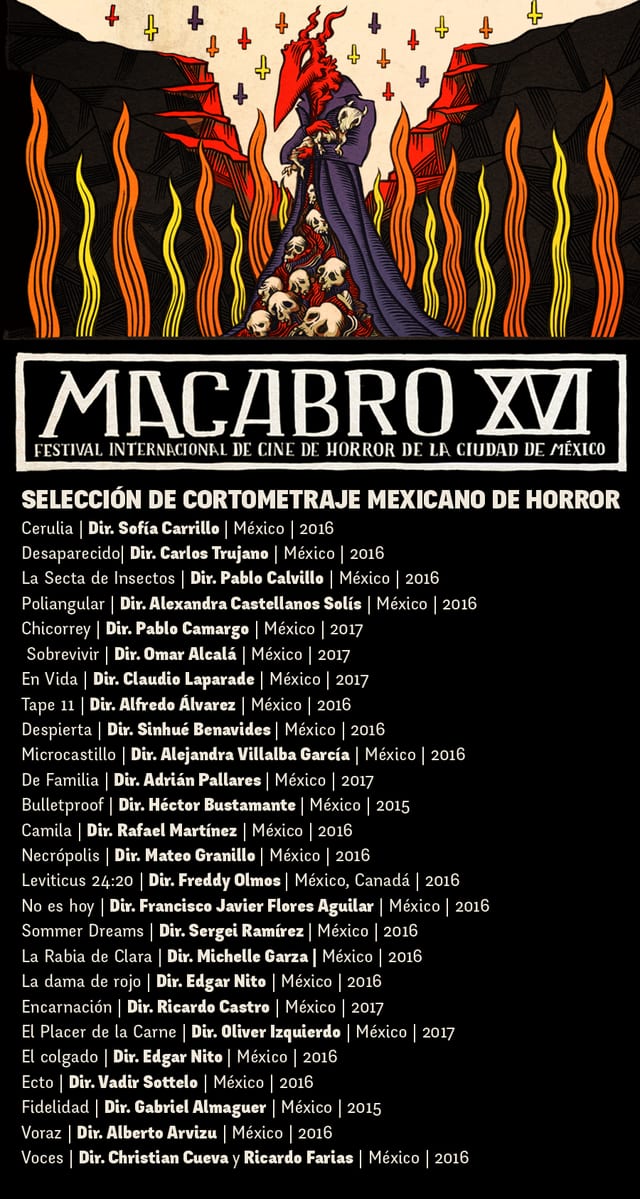 #MacabroXVI Official Mexican Short Film Selection