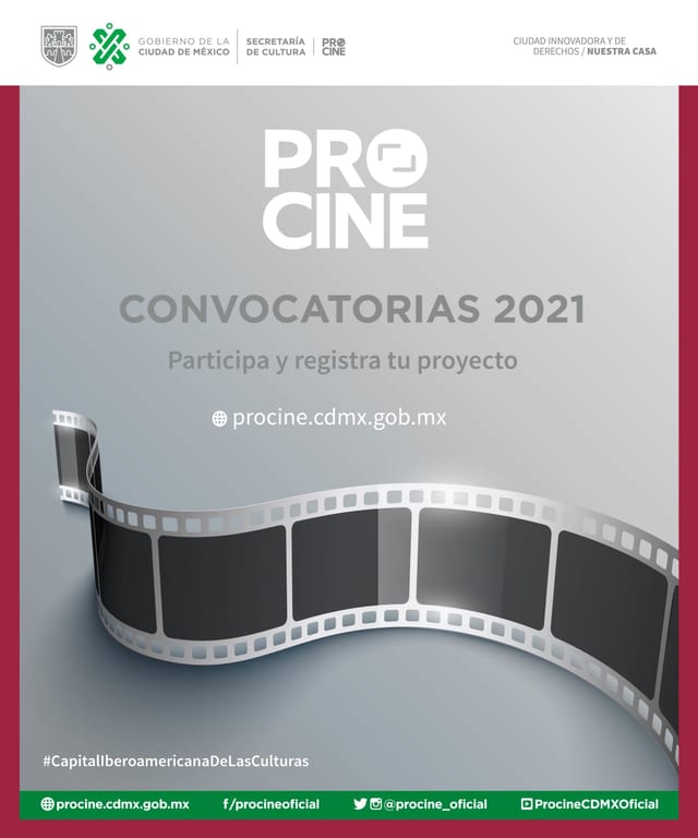 PROCINE LANZA NUEVE CONVOCATORIAS PARA EL FOMENTO DEL CINE MEXICANO