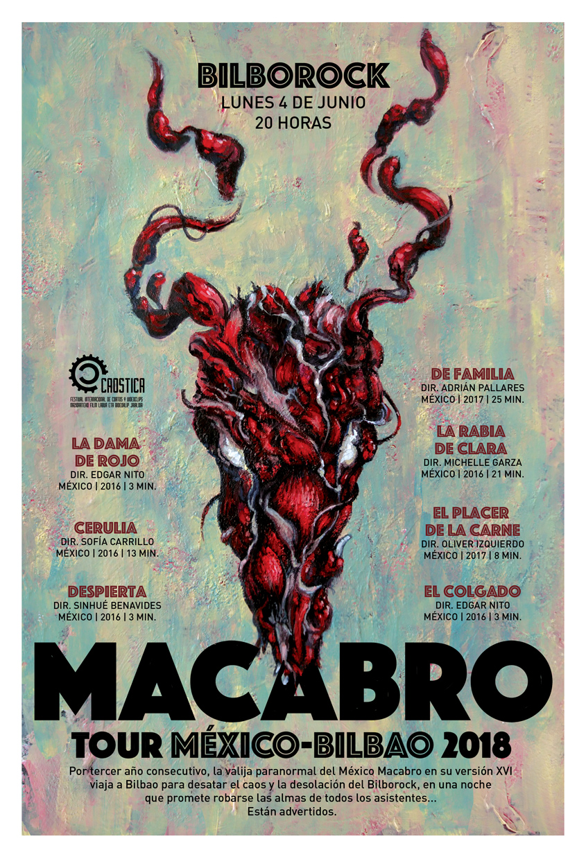 ¡Próximo lunes en Bilbao: Tour Macabro XVI en Caostica!