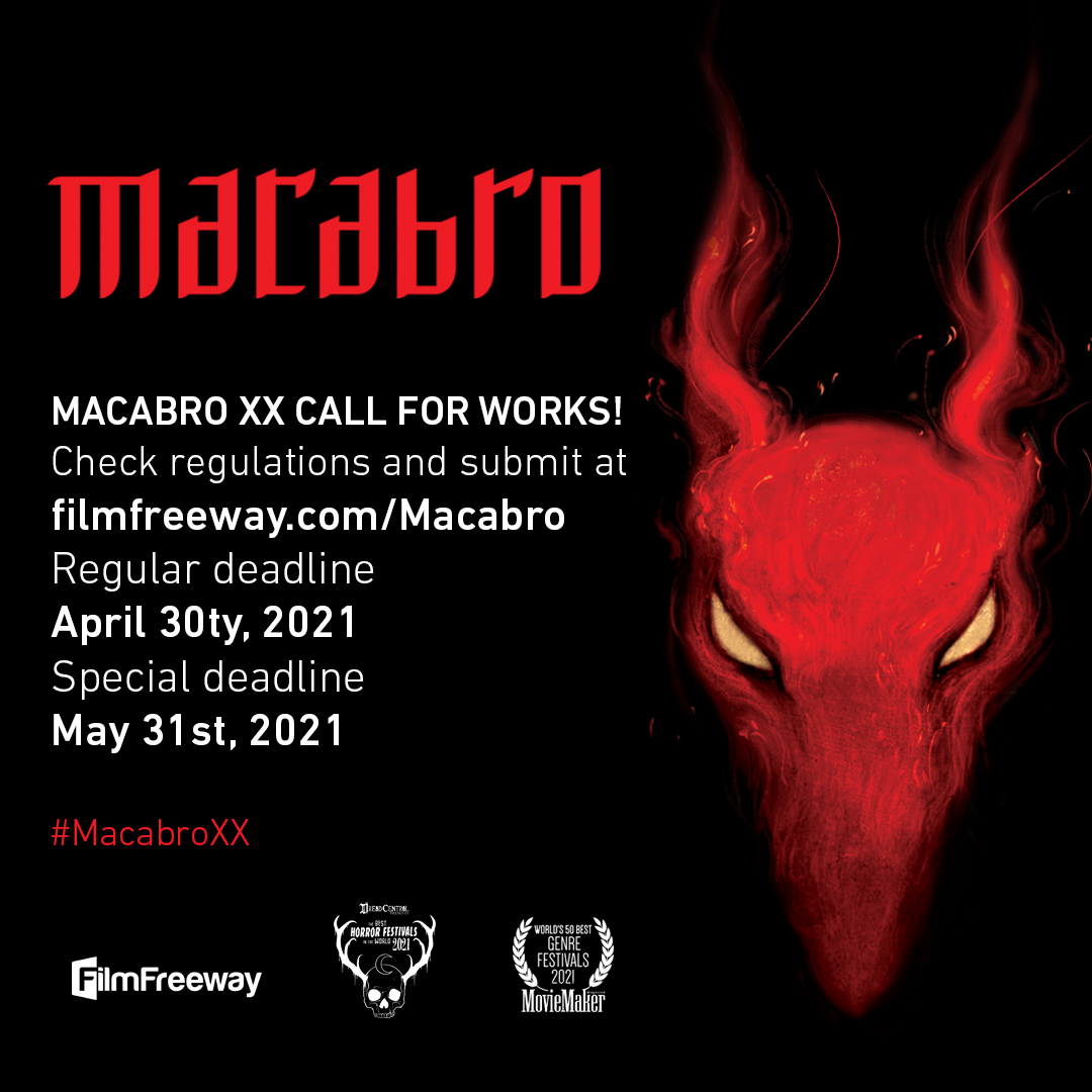 #MacabroXX: Call for Works