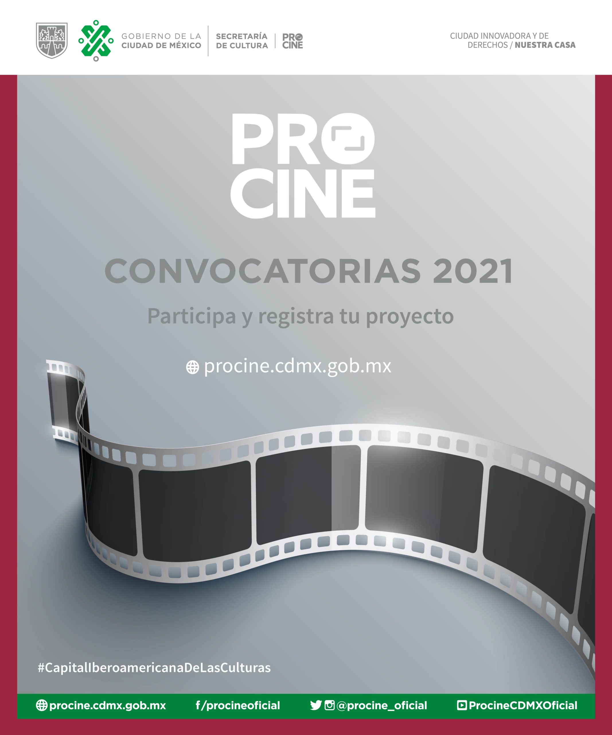 PROCINE LANZA NUEVE CONVOCATORIAS PARA EL FOMENTO DEL CINE MEXICANO