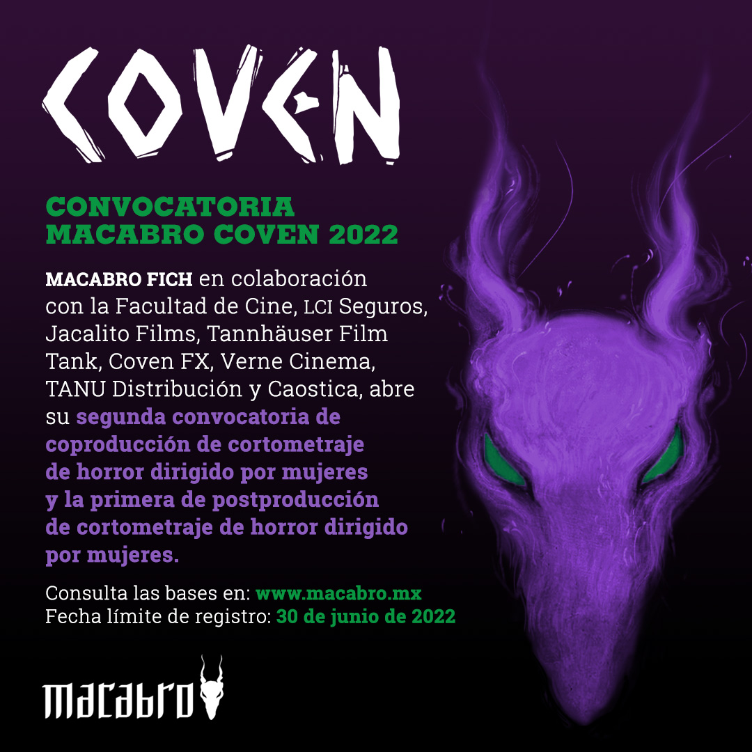 ¡Ya está en linea la convocatoria #MacabroCoven 2022!