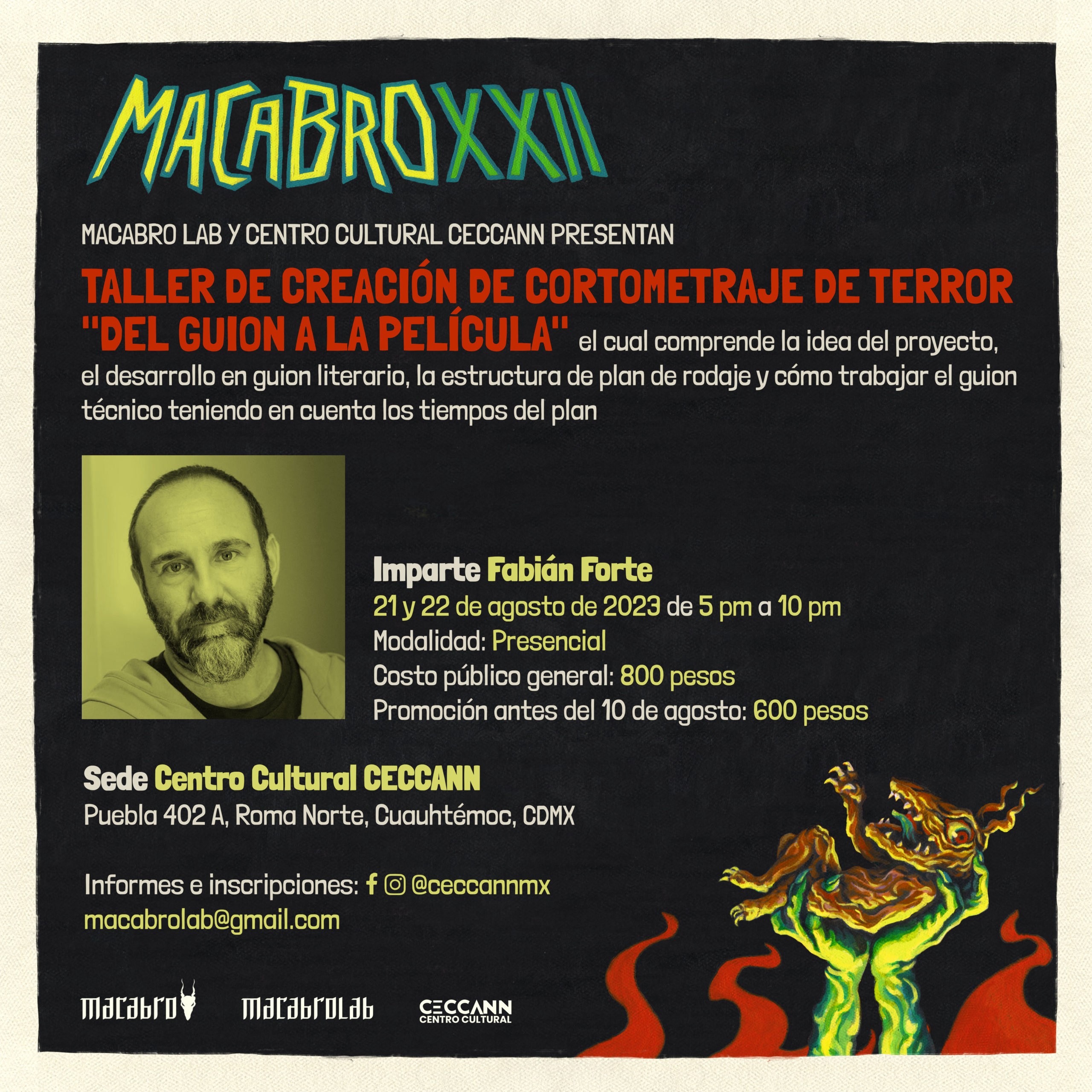 Macabro XXII: Eventos especiales