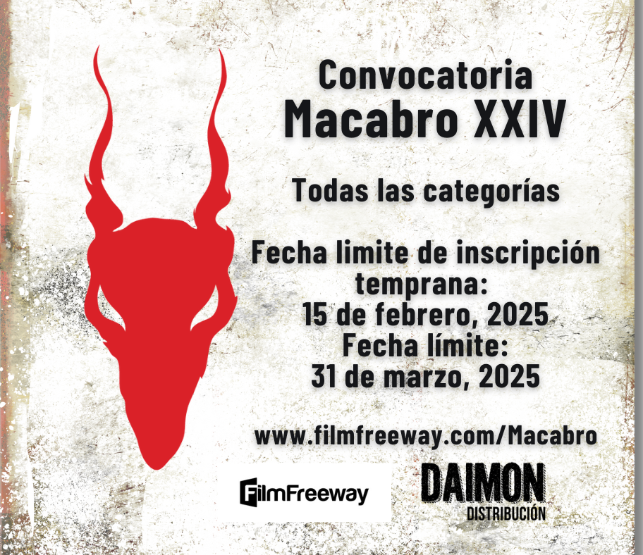 Ya está disponible la convocatoria Macabro XXIV