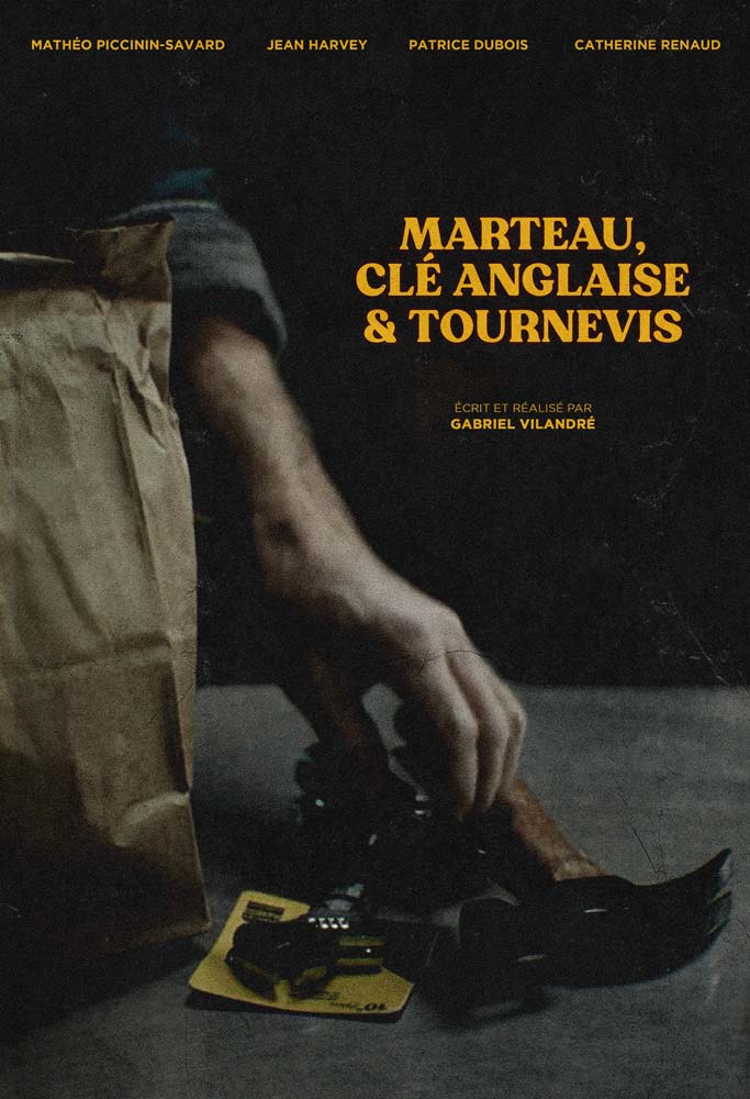 Marteau, clé anglaise & tournevis poster